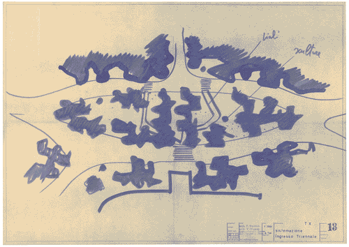 Image for Parco. Sistemazione ingresso Triennale