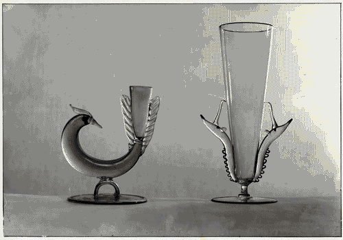 Image for V Triennale - Arti decorative e industriali - Cristalli-metalli-illuminazione - Vasi in cristallo iridescente di Ercole Barovier