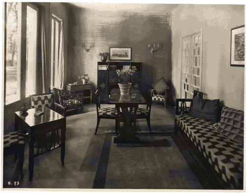 Image for IV Triennale - Giardino - La casa del dopolavorista di Luisa Lovarini - Soggiorno