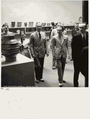 Image for VI Triennale - Visita del ministro della Cultura Popolare, Dino Alfieri - Giulio Barella