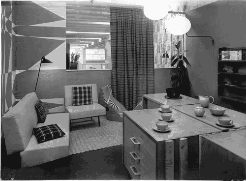 Image for X Triennale - Mostra della casa - Alloggio I.C.P.M. INA-CASA - Irenio Diotallevi - Vittorio Gregotti - Lodovico Meneghetti - Giotto Stoppino