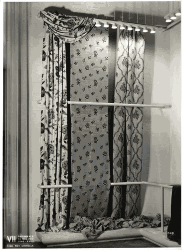 Image for VII Triennale - Mostra dei tessuti e dei ricami - Sala delle stoffe di Croff