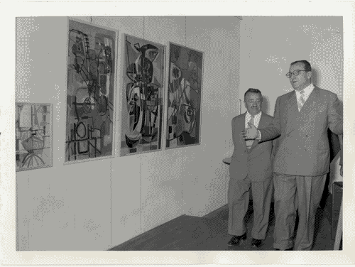 Image for X Triennale - Visita dell'on. Giuseppe Romita, Ministro dei Lavori Pubblici - Ivan Matteo Lombardo