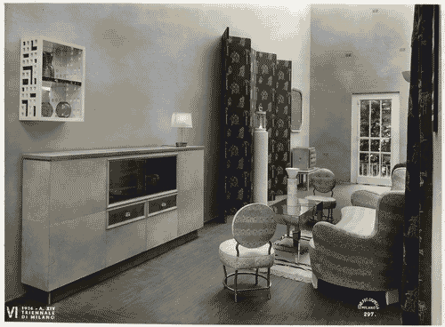 Image for VI Triennale - Mostra dell'arredamento - Mobili per salotto di Carlo Enrico Rava e Lio Carminati