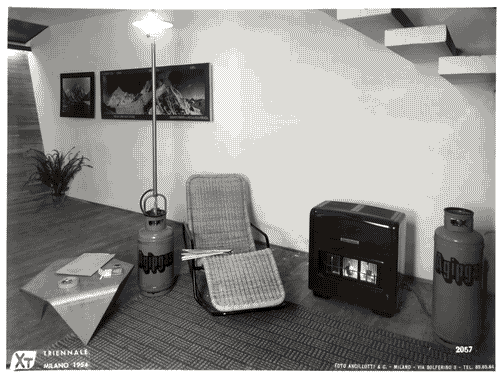 Image for X Triennale - Parco Sempione - Casa-rifugio di montagna - Salone inferiore- Carlo Casati