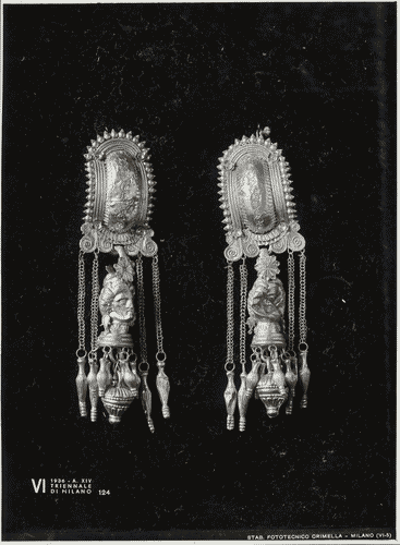 Image for VI Triennale - Mostra dell'antica oreficeria italiana - Orecchini
