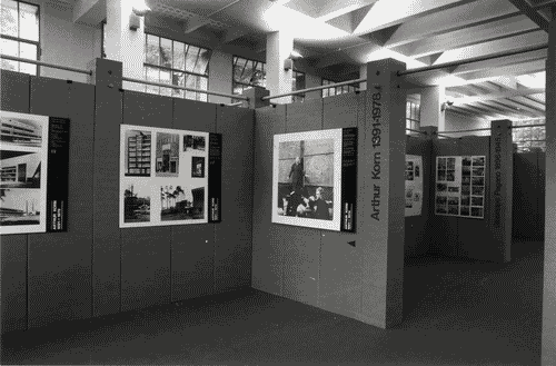 Image for XVI Triennale - Secondo ciclo - Il progetto di architettura - Architettura moderna: poetica e impegno civile - Spazio dedicato all'architetto Arthur Korn