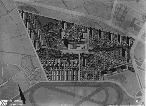 Image for X Triennale - Mostra della casa - Sezione del quartiere sperimentale della Triennale di Milano QT8 - Modello in scala del Quartiere sperimentale della Triennale di Milano QT8