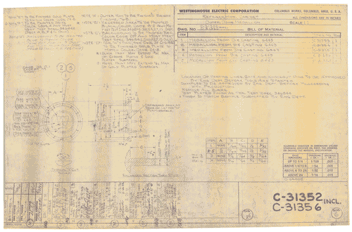 Image for Mostra internazionale dell'Industrial Design. Progetto frigorifero tipo Custom della Westinghouse. Stemma esterno. Annotazioni manoscritte