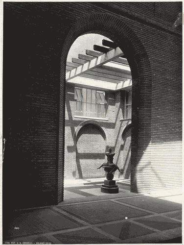 Image for V Triennale - Palazzo dell'Arte - Giardino interno - Fontana di Romano Romanelli