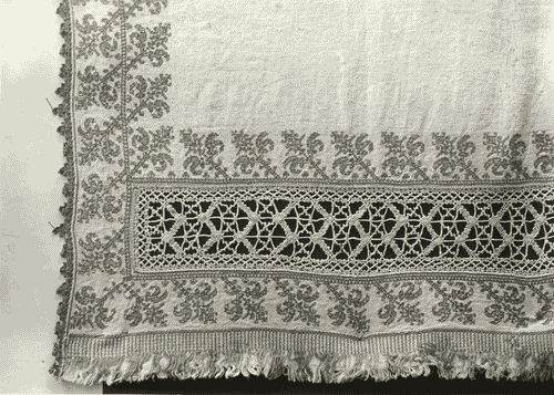 Image for VII Triennale - Mostra del pizzo antico - Tessuto ricamato