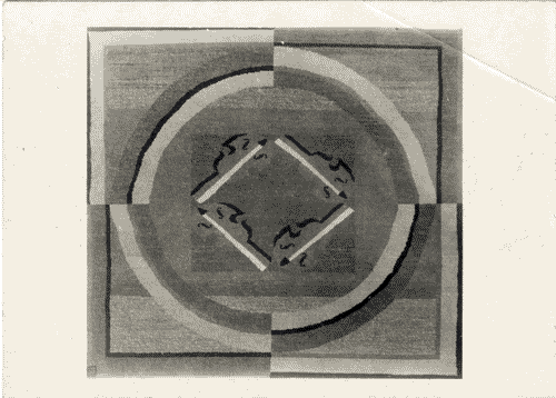 Image for IV Triennale - Galleria dei tessuti - Tappeto di Paolo Bevilacqua