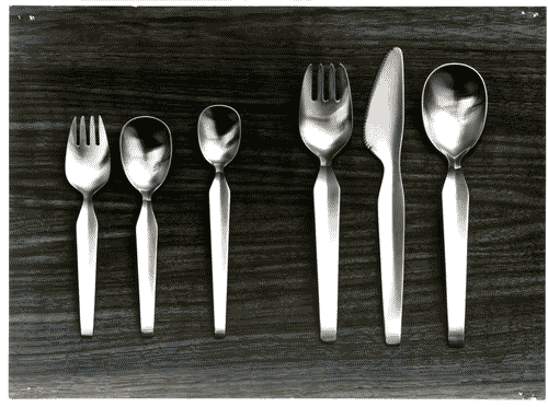 Image for XI Triennale - Sezione della Germania - Servizio di posate per bambini in acciaio - Gunther Kupetz