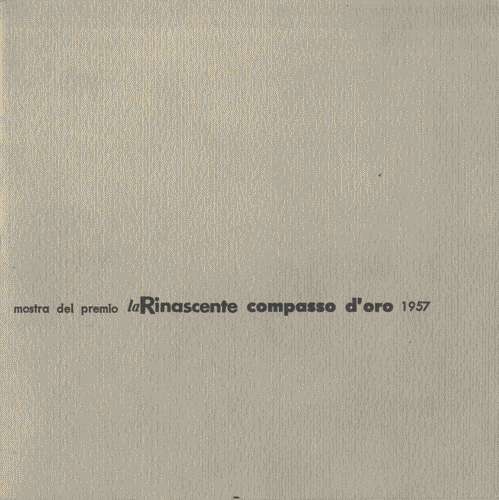 Image for Opuscolo di più pagine della "Mostra del Premio laRinascente Compasso d'Oro 1957"