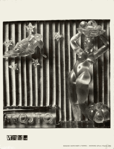 Image for VI Triennale - Galleria delle arti decorative e industriali - Pannello di piastrelle di vetro soffiato - Lo zodiaco