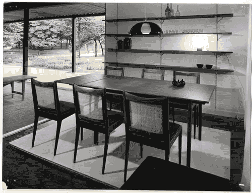 Image for Zona pranzo dell'alloggio svedese della Mostra internazionale dell'abitazione