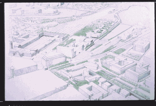 Image for XVII Triennale - Le città del mondo e il futuro delle metropoli - Partecipazioni internazionali - Sezione Finlandia - Veduta assonometrica da sud-ovest del progetto per l'area centrale di Helsinki di Ilmo Valjakka e Kari Mökkälä