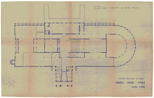 Image for Palazzo dell'Arte. Primo piano. In evidenza la sezione della Svizzera