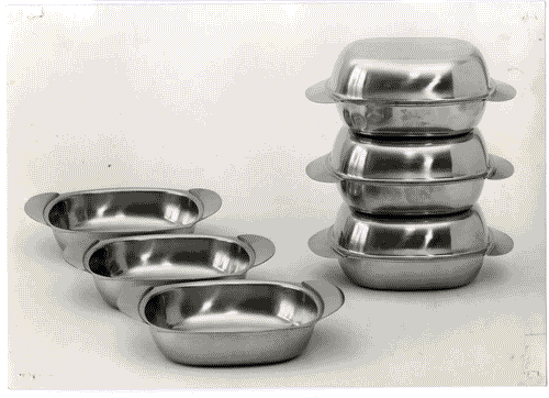 Image for XI Triennale - Sezione della Svezia - Pentole e coperchi in acciaio inossidabile - Sigurd Persson