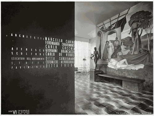 Image for VI Triennale - Padiglione nel parco Sempione - Mostra internazionale di architettura - Libreria d'arte