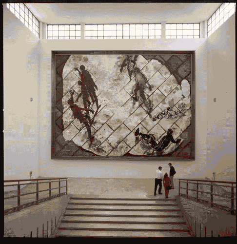 Image for XVIII Triennale - Scalone d'Onore - Dipinto "La Piazza" di Giuliano Collina