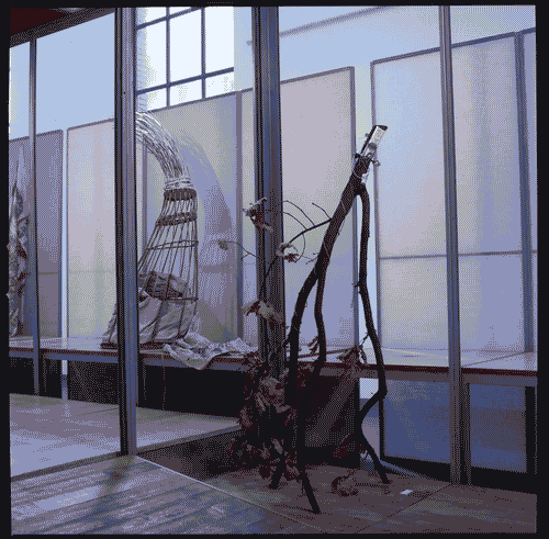 Image for XVIII Triennale - Partecipazioni internazionali - Belgio (comunità fiamminga). Autentico, nella forma e nello spirito - Lampada in quercia e terracotta del Gruppo De Elf