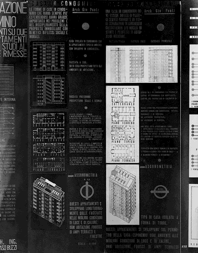 Image for V Triennale - Mostra internazionale di architettura moderna - I° galleria dell'Italia - Progetti di edifici tipici - Case di abitazione - Casa in condominio di Gio Ponti