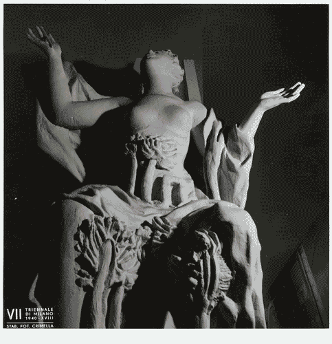 Image for VII Triennale - Palazzo dell'Arte - Vestibolo - Statua di Fausto Melotti