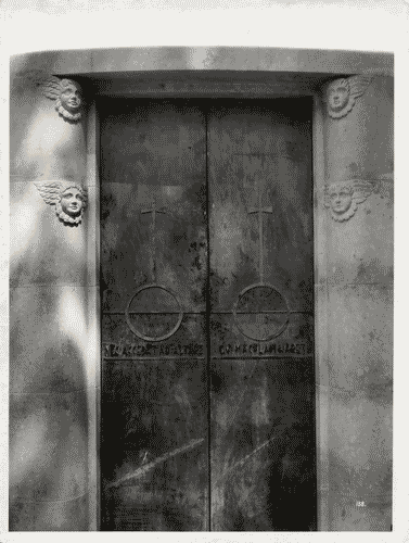 Image for V Triennale - Mostre nel parco - Padiglione della mostra d'arte sacra - Portone d'ingresso di Antonio Cassi Ramelli