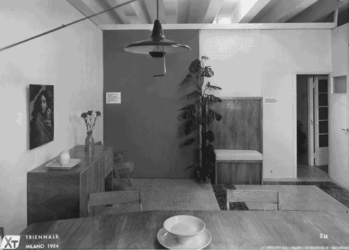 Image for X Triennale - Mostra della casa - Alloggio INCIS B - Sala da pranzo - Piero Bottoni - Leonardo Fiori - Augusto Piccoli