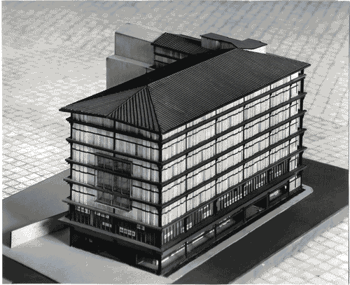 Image for XII Triennale - Mostre personali di architettura - Franco Albini - Modello in scala del secondo progetto dell'Edificio per un grande magazzino de La Rinascente a Roma