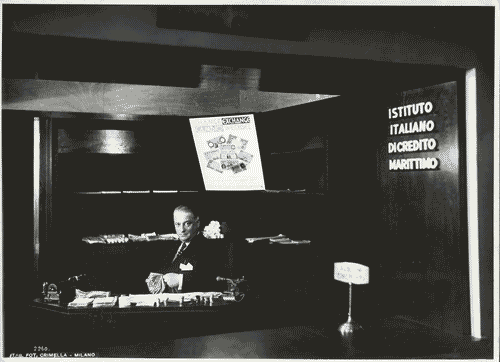Image for V Triennale - Palazzo dell'Arte - Ufficio di cambio del credito marino di Giuseppe Serafini