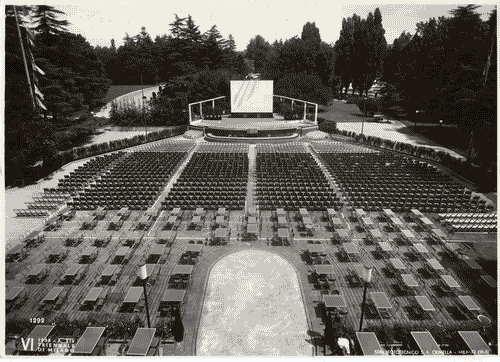 Image for VI Triennale - Parco Sempione - opere costruite. Teatro all'aperto di Eugenio Faludi - Piazzale d'onore