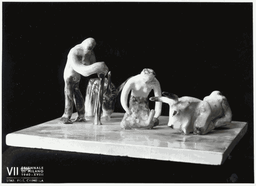 Image for VII Triennale - Mostra della ceramica - Sacra famiglia in ceramica