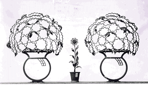 Image for I Biennale - Espositori lombardi - Ferro battuto decorativo per l'ingressodi una villetta di Giovanni Greppi