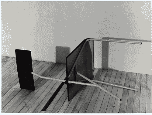 Image for VIII Triennale - Arredamento - Prima parte. Mobili singoli suddivisi per funzione - Sedia in tubo di ferro e lamiera - Giancarlo De Carlo