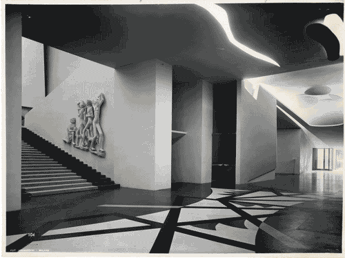 Image for IX Triennale - Palazzo dell'Arte - Vestibolo d'ingresso e atrio - Luciano Baldessari e Marcello Grisotti