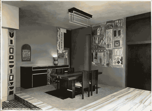 Image for VI Triennale - Mostra dell'arredamento - Sala da pranzo di Mario Sironi