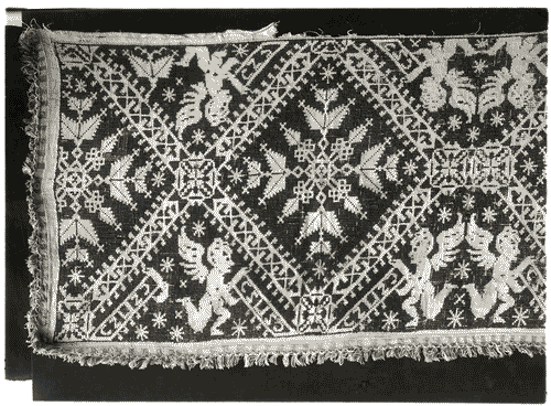 Image for VII Triennale - Mostra del pizzo antico - Tessuto ricamato