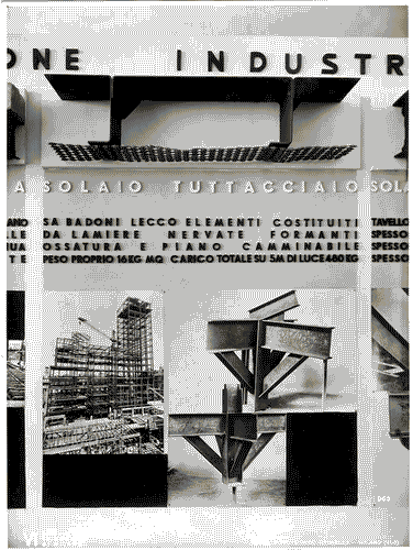 Image for VI Triennale - Padiglione nel parco Sempione. Sistemi costruttivi e materiali edilizi - Sezione dei solai, impalcature piane, pensiline