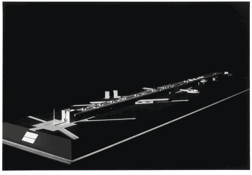 Image for Le città immaginate - Nove progetti per nove città. Sezione progettuale -Milano (Dalla ferrovia alla città: Bovisa, porta Vittoria, porta Genova) -Modello in scala del progetto per la Bovisa di Gustav Peichl