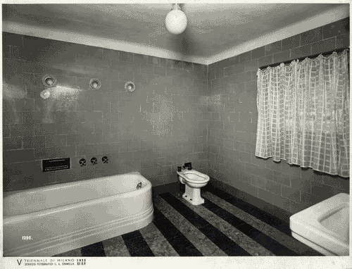 Image for V Triennale - Mostra dell'abitazione - Casa media di Virgilio Vallot - Bagno