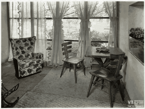 Image for VII Triennale - Sezione del giardino - Terrazze arredate - Terrazza di montagna