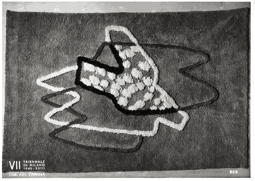 Image for VII Triennale - Mostra dell'E.N.A.P.I. - Tappeti - Tappeto di lana annodato di Fede Cheti
