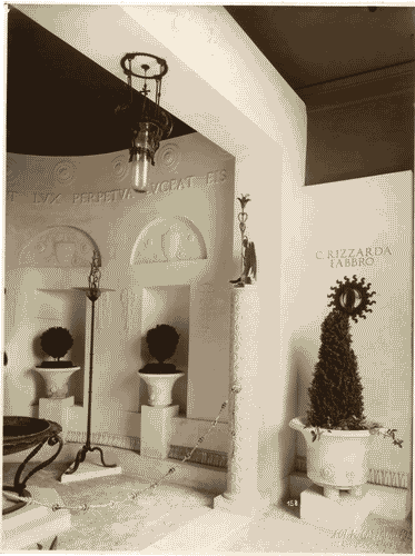 Image for II Biennale - Sezione lombarda - Esedra di accesso a una cappella funeraria