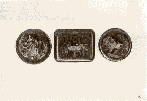 Image for III Biennale - Sezione dell'U.R.S.S. - Sala dell'arte dei Kustari - Scatolette di carta pressata del villaggio di Palekh