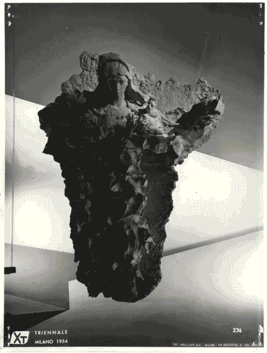 Image for X Triennale - Mostre temporanee - Architettura sacra moderna - Altorilievo in gesso "Assunta" - Lucio Fontana