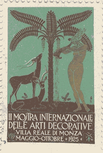 Image for Francobollo celebrativo della II Biennale di Monza