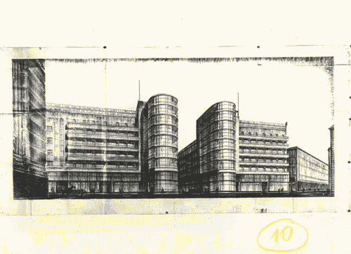 Image for Le città immaginate - Un viaggio in Italia. Sezione storica - Torino (o del manuale dell'urbanistica) - Imbocco di via Roma da piazza Castello, Concorso del 1931