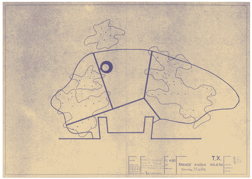 Image for Parco. Mostra del fiore e del giardino. Voliera e grande aiuola. Suddivisione spazi non realizzata